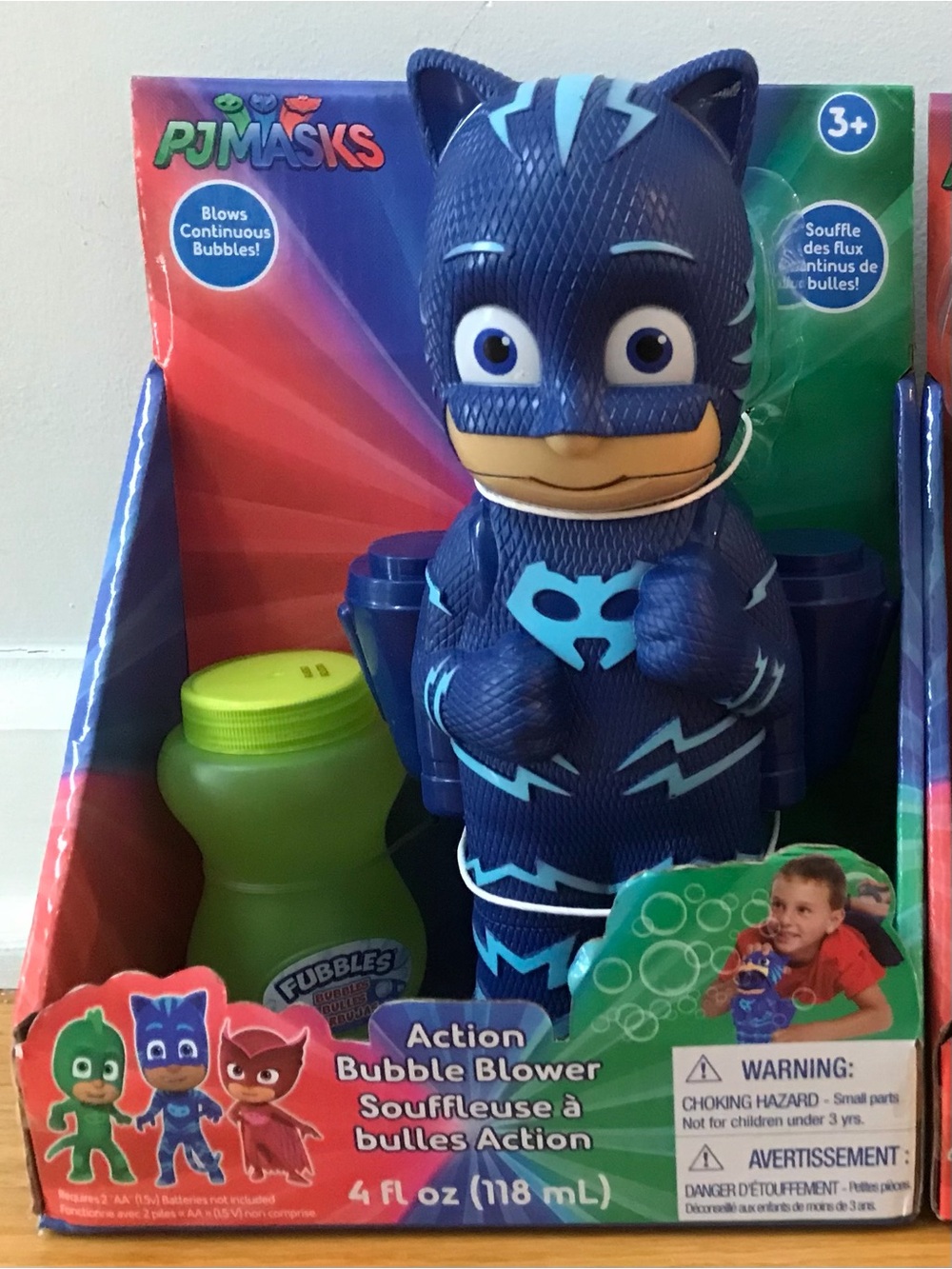 PJ Masks Catboy Action Bubble Blower - Blue